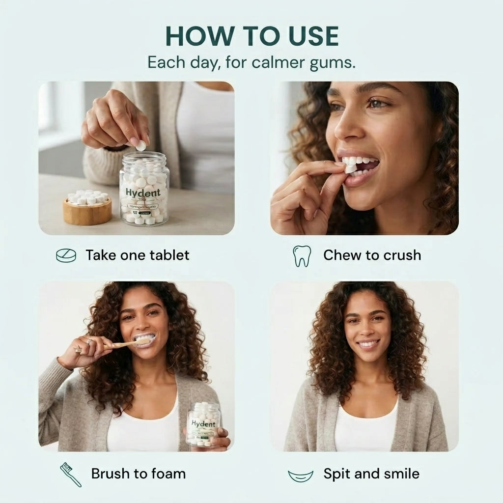 8% Nano Hydroxyapatite & Fluoride-Free Toothpaste Tablets
